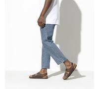 BIRKENSTOCK MILANO HABANA BROWN OILED LEATHER REGULAR/WIDE WIDTH UNISEX SANDALS