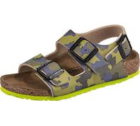 Birkenstock Milano Kids Lime/Aqua Birko-Flor 8½ UK Infant