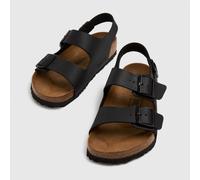 Birkenstock Milano Birko-Flor Unisex Sandals Colour: Black, Size: UK5