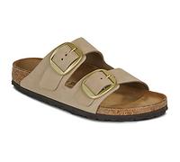 Birkenstock Arizona Big Buckle Womens Nubuck Leather Sandals - Sandcastle - Sandcastle - UK5 EU38 Narrow