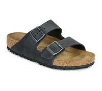Birkenstock Men's Arizona Oiled Leather Double Strap Sandals - Black - EU 43/UK 9