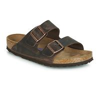 Arizona Oiled Nubuck Leather Unisex Slide Sandals - Habana / UK 7 / Medium