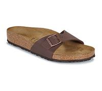 Birkenstock Womens Madrid Dark Brown Birko-Flor Summer Sandals - Dark Brown - 5