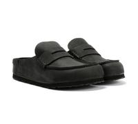 Birkenstock Naples Leather Black Regular Clogs UK 10.5