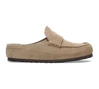 Birkenstock Naples Wrapped Suede Leather Narrow Clogs