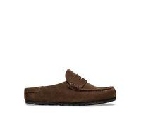 Birkenstock Naples Wrapped Suede Leather Slip On Loafer, Brown, Size 10.5, Men Brown