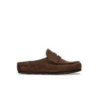 Birkenstock Naples Wrapped Suede Leather Slip On Loafer, Brown, Size 10.5, Men Brown