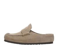 Birkenstock Naples Wrapped Suede Leather 'Taupe' 1029675 14-14.5