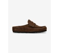 Birkenstock Naples Wrapped Suede regular fit shoes dark brown black - 36