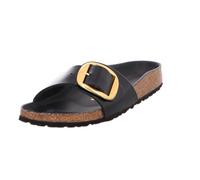 Birkenstock Natural leather patent mules for women Madrid Narrow
