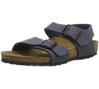 Birkenstock New York, Boys’ Sandals with Rear Strap Clogs, Bleu (Navy), 5 UK (38 EU)