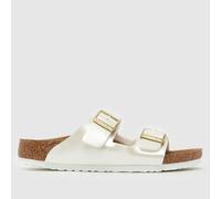 BIRKENSTOCK Off-White Arizona Girls Junior Sandals UK 2 (EU 34)