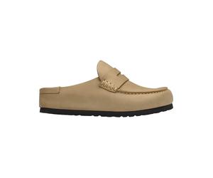 Birkenstock - Oiled leather moccasins - Unisex - Naples Wrapped LEOI Regular - Naples Wrapped LEOI Regular Tabacco Brown for Women in Leather - Size 9 UK Brown 9 UK