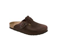 Birkenstock - Oiled Nubuck leather clogs - Boston Oiled Leather Regular Habana for Men in Leather - Size 9,5 UK - Brown Brown 9.5 UK
