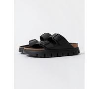 Birkenstock Papillio Arizona Chunky Womens Birko-Flor Sandals - Black/Black - Black/Black - UK7.5 EU41 Narrow