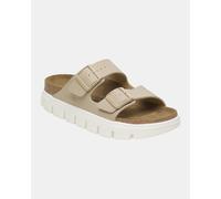 Birkenstock Papillio Arizona Chunky Womens Birko-Flor Sandals - Sandcastle/White - Sandcastle/White - UK5.5 EU39 Narrow
