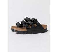 Birkenstock Papillio Florida III Womens Vegan Platform Sandals - Black - Black - UK4.5 EU37 Narrow