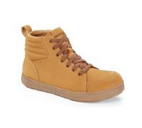 BIRKENSTOCK QS 700 1020848 Safety Lace-Up Shoe Ankle High Protection Class S3 Steel Toe Cap Antistatic Puncture-proof - Leather Upper - Model QS 700 1020848, yellow, 7 UK