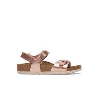 BIRKENSTOCK Flat sandals Rio AS Kids BF Electric Metallic Copper in Gold 11.5 kid