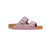 Birkenstock - Sandals with 2 belt loops and adjustable buckle - Arizona Birkibuc Narrow Faded Purple for Women in Leather - Size 4,5 UK Purple 4.5 UK