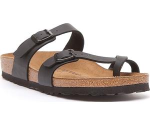 Birkenstock Schuhe Mayari Birko-Flor Schmal Black (071793) 37 Schwarz