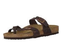 Birkenstock - Women's Mayari Natural Leather Oiled - Sandals size 39 - Regular, brown