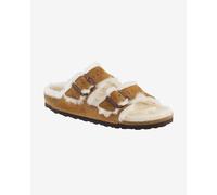 Birkenstock - Sandals - Arizona Shearling Suede Leather Mink for Men in Leather - Size 43 - Brown Brown 43
