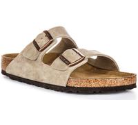 Birkenstock Strappy Arizona Suede Eva Mens Sandal In Taupe UK 4 - 12
