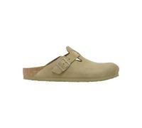 Birkenstock - Suede leather clogs - Unisex - Boston LEVE Regular - Boston LEVE Regular Faded Khaki for Men in Leather - Size 9,5 UK - Brown Brown 9.5 UK