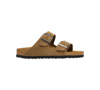 Birkenstock - Suede sandals - Unisex - Arizona LEVE Regular - Arizona LEVE Regular Dark Tea for Women in Leather - Size 9,5 UK - Brown Brown 9.5 UK