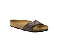 Birkenstock - Synthetic mules - Madrid Birko-Flor Narrow Dark Brown for Women in Leather - Size 3,5 UK Brown 3.5 UK