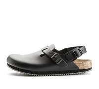 Birkenstock Tokio Super Grip Leather Sandals 'Black' 0061194 2-2.5