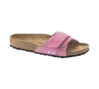 Birkenstock Unisex Adult Suede Leather Oita One Strap Sandal in Candy Pink