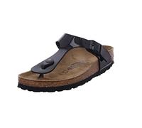 Birkenstock Unisex Adults’ Gizeh Sandals, Black (Black Patent), 7 2A UK