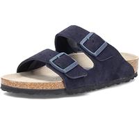 Birkenstock Unisex Arizona BS Nubuck Leather Midnight Sandals 8 UK