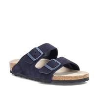 Birkenstock Unisex Arizona BS Nubuck Leather Midnight Sandals 8 UK