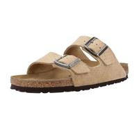 Birkenstock Unisex Arizona BS Suede Embossed Emboss Dots New Beige Sandals 4.5 UK