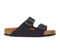 Birkenstock Unisex Arizona BS Vegan Birko-Flor Nubuck Black Sandals 5 UK