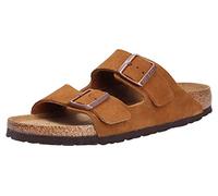 Birkenstock Unisex Arizona Sfb Mink, Suede LeatherSlippers