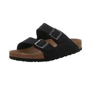 Birkenstock Unisex Arizona Vegan Sandal Black Birkibuc 42 R EU Women's 11-11.5 US/Men's 9-9.5 US