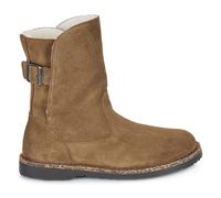 Birkenstock Unisex Boots Uppsala Shearling Casual Buckle Ankle Suede Leather