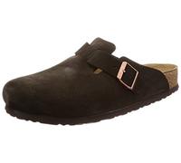 Birkenstock Unisex Boston Soft Footbed, Mocha Suede, 39 M EU