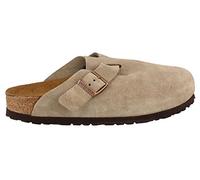 Birkenstock Unisex Boston Soft Footbed, Taupe Suede 42 Narrow