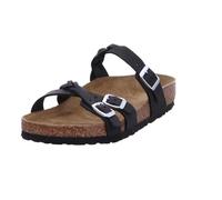 Birkenstock Unisex Franca Braided Oiled Leather Black Sandals 7 UK