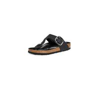 Birkenstock Unisex Gizeh Big Buckle Oiled Leather Black Sandals 7.5 UK
