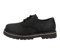 Birkenstock Unisex Highwood Lace Low Natural Leather Black Shoes 4.5 UK