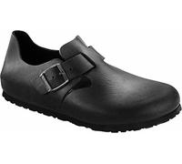Birkenstock Unisex London Black Oiled Leather 38 (US Men's 5-5.5 / US Women's 7-7.5)
