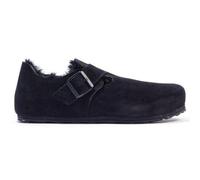 Birkenstock Unisex London Shearling Suede Shearling Black Shoes 5.5 UK