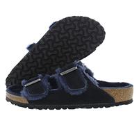 Birkenstock Unisex Lugano Suede Leather Midnight Sandals 8 UK