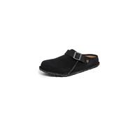 Birkenstock Unisex Lutry Premium Suede Black Sandals 7.5 UK